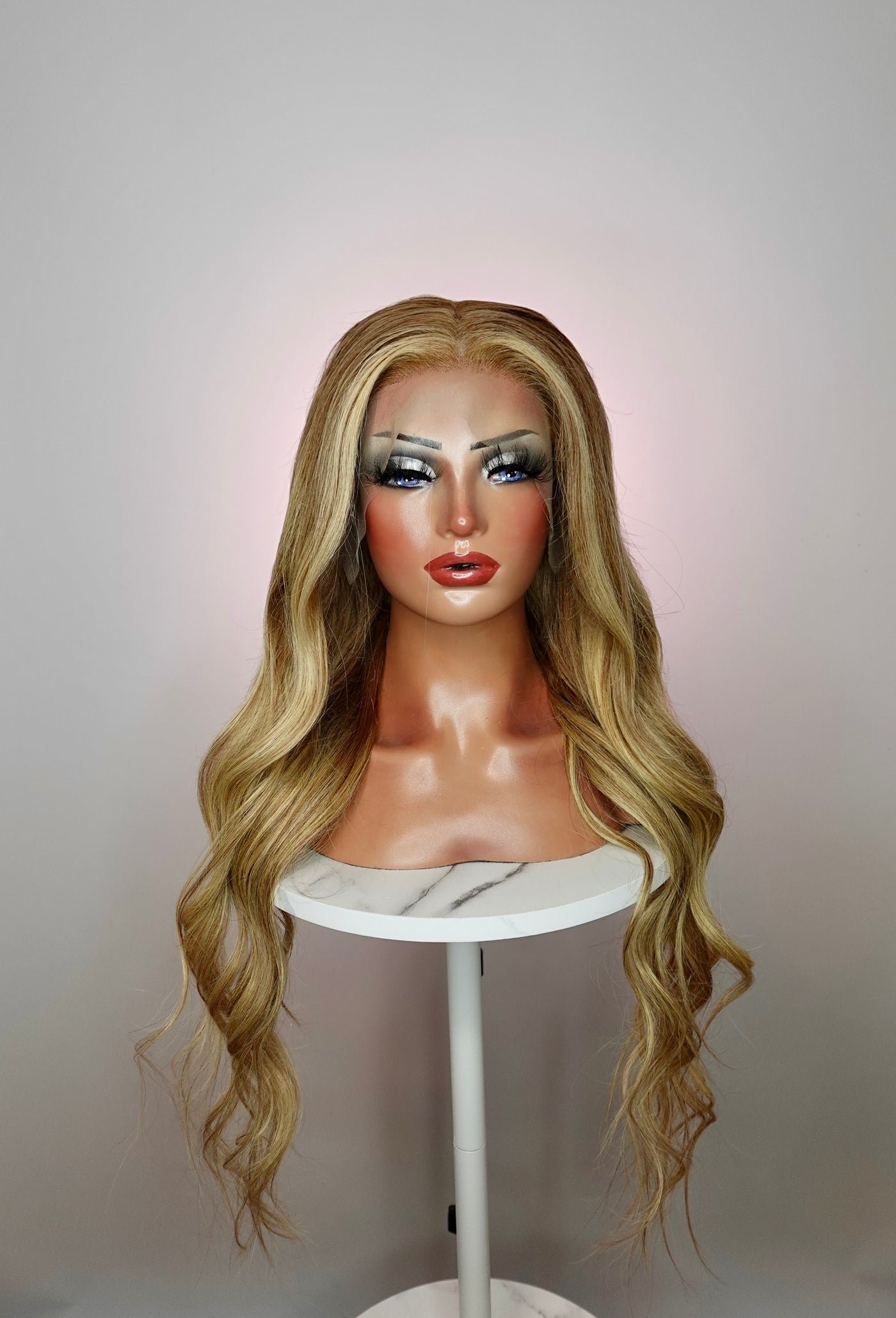 Blonde Balayage Human Hair 13x6 HD Lace Front Wig (Made to Order)