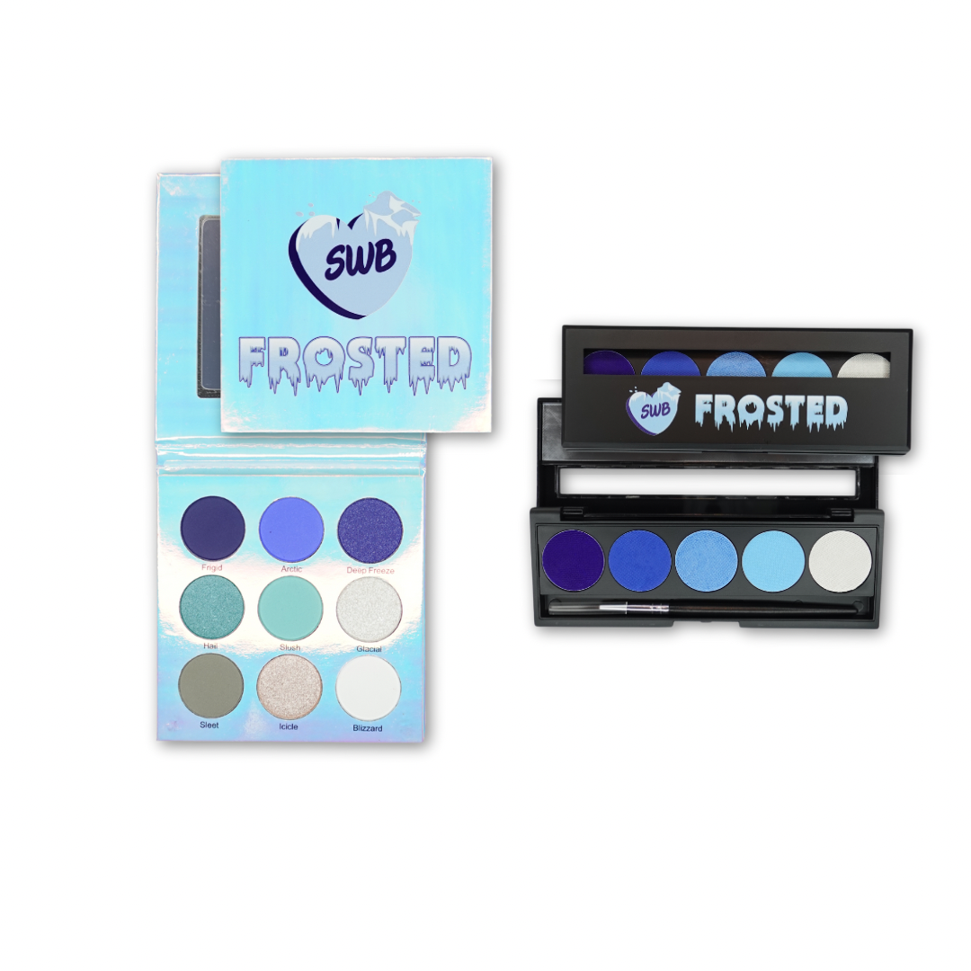 Frosted Eyeshadow & Eyeliner Palettes Bundle