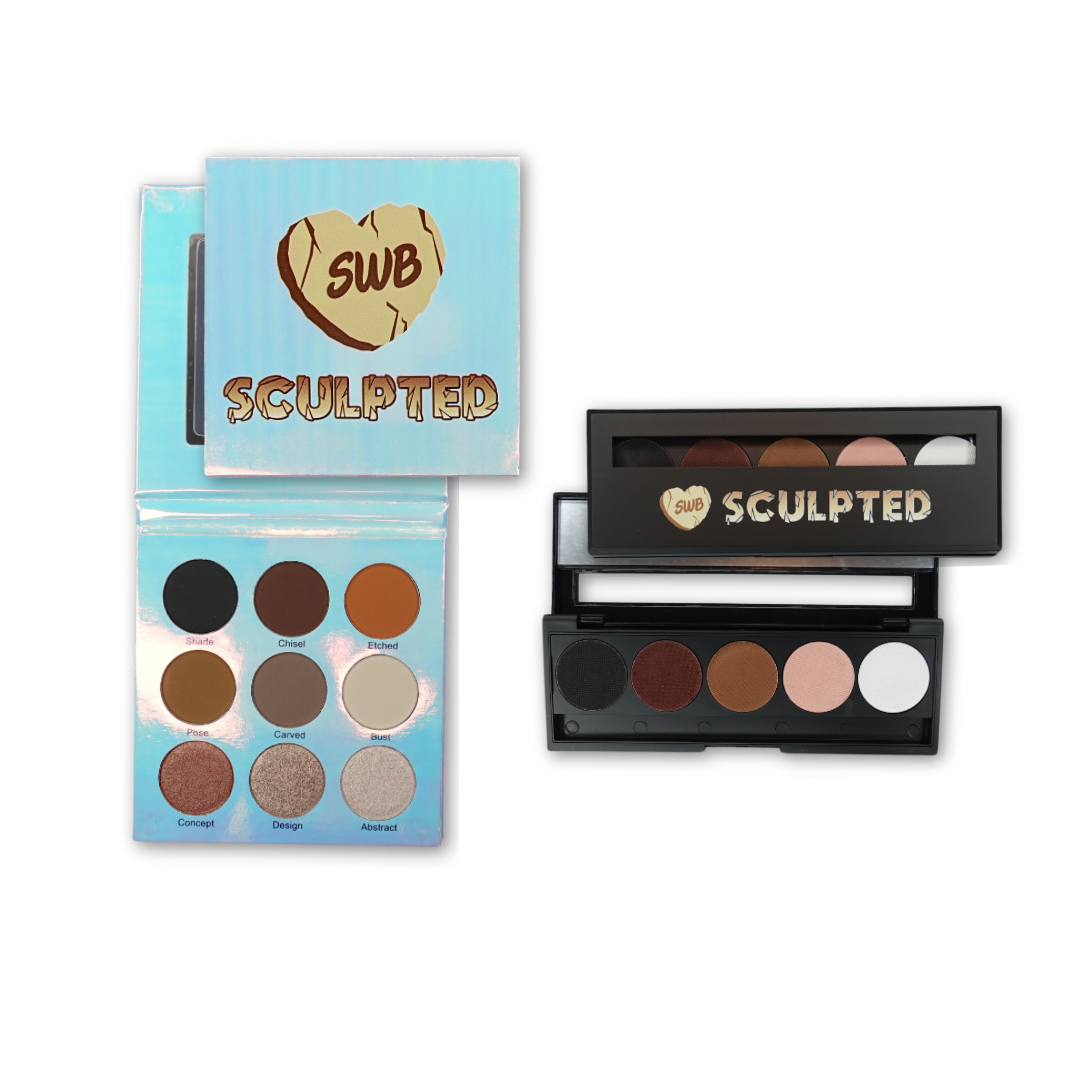 Sculpted Eyeshadow & Eyeliner Palettes Bundle