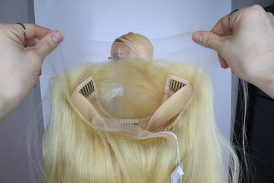 613 Platinum Blonde Human Hair Bob Wig (Ready to Ship)