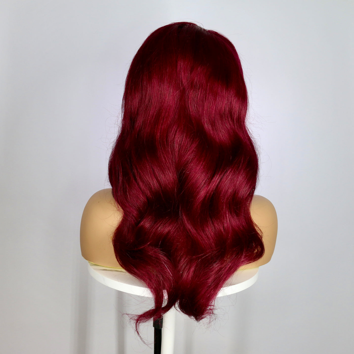 Burgundy Human Hair Lace Front Wig (Ready to Ship)