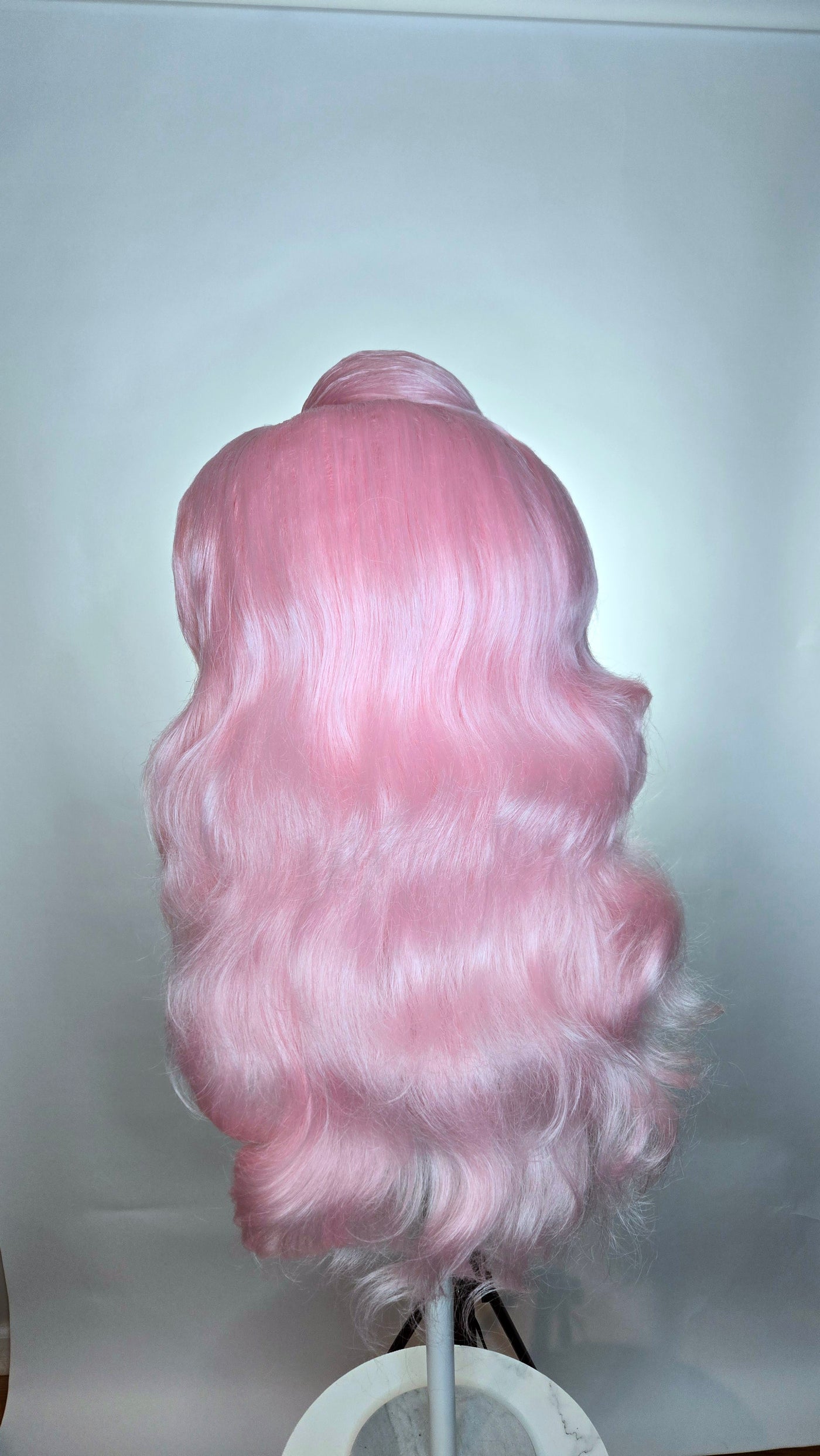 Pastel Pink Styled Synthetic Wig (Ready to Ship)